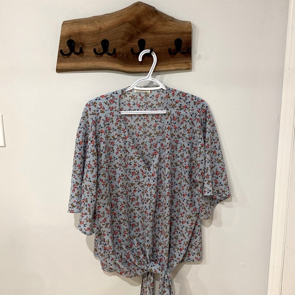 Blouseology Floral Tie-up Shirt - Picture 1 of 4